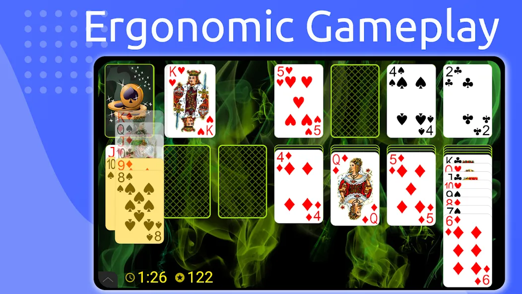 Solitaire — Без рекламы и безлимитные подсказки, скачать мод APK — скриншот 1 Solitaire — Без рекламы и безлимитные подсказки, скачать мод APK — скриншот 1
