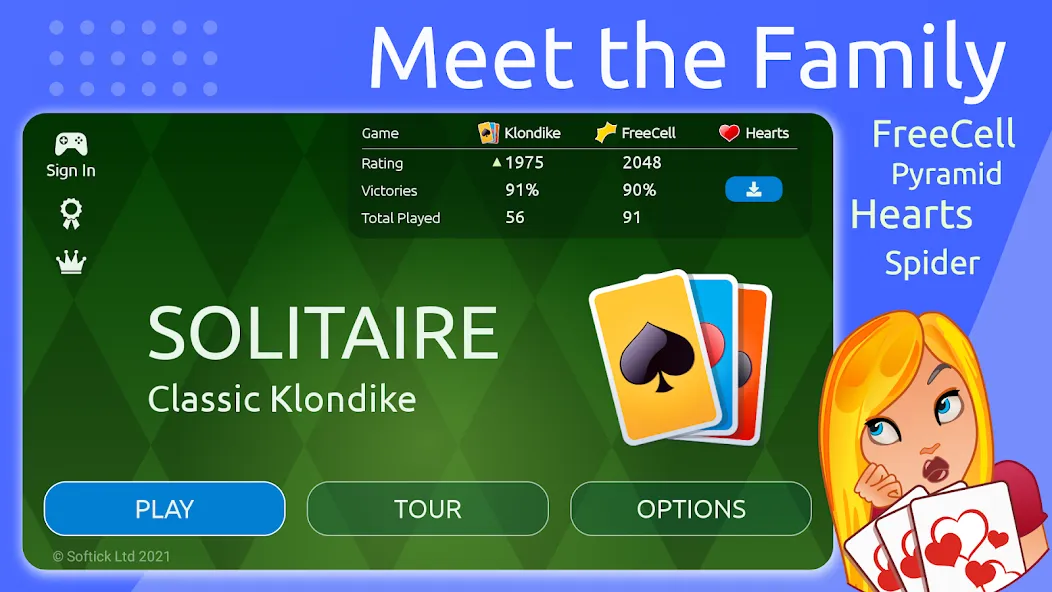 Solitaire — Без рекламы и безлимитные подсказки, скачать мод APK — скриншот 2 Solitaire — Без рекламы и безлимитные подсказки, скачать мод APK — скриншот 2