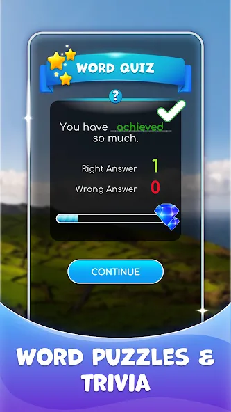 Calming Crosswords Word Puzzle на телефон — скачать мод: Без рекламы и подсказки бесплатно — скриншот 5