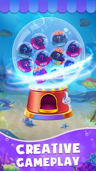 Solitaire: Fish Master — последняя версия с модом (Безлимитные монеты и рыбки) — скриншот 4 Solitaire: Fish Master — последняя версия с модом (Безлимитные монеты и рыбки) — скриншот 4