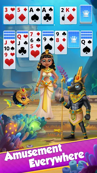 Solitaire - Klondike Card Game взлом на Андроид — Открыты все карты и уровни — скриншот 4