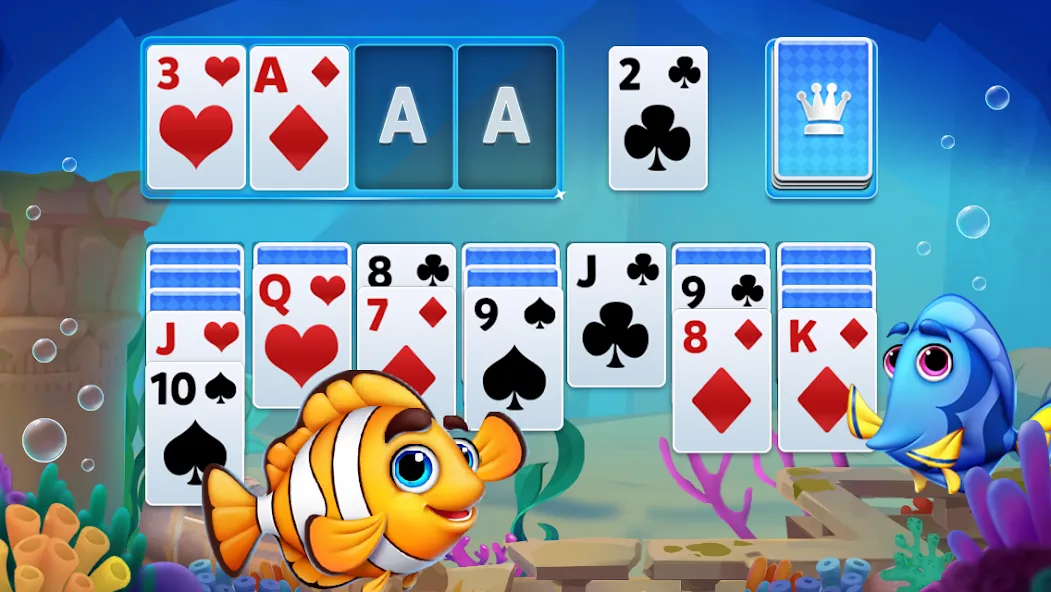 Solitaire - Klondike Card Game взлом на Андроид — Открыты все карты и уровни — скриншот 5