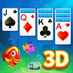 Solitaire 3D Fish взлом APK — Безлимитные монеты и все рыбы открыты