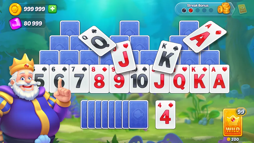 Solitaire TriPeaks Fish — скачать мод: Безлимитные монеты и бонусы — скриншот 1 Solitaire TriPeaks Fish — скачать мод: Безлимитные монеты и бонусы — скриншот 1