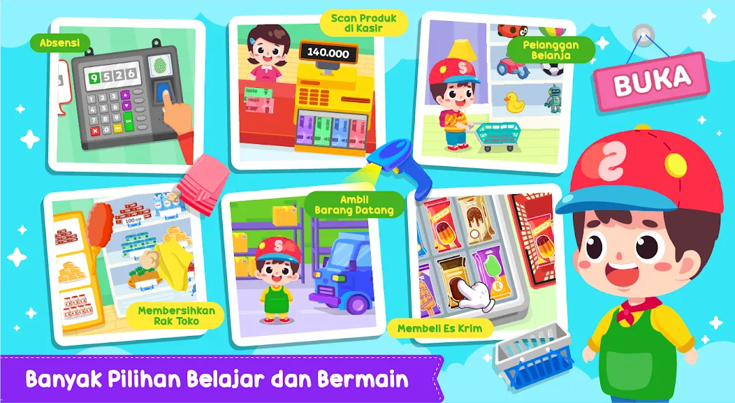 Мод Supermarket Dunia Secil — Безлимитные деньги и товары, скачать APK — скриншот 1
