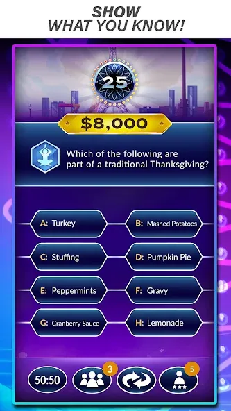 Official Millionaire Game — Безлимитные подсказки и жизни, скачать мод APK — скриншот 1 Official Millionaire Game — Безлимитные подсказки и жизни, скачать мод APK — скриншот 1