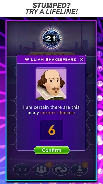 Official Millionaire Game — Безлимитные подсказки и жизни, скачать мод APK — скриншот 2 Official Millionaire Game — Безлимитные подсказки и жизни, скачать мод APK — скриншот 2