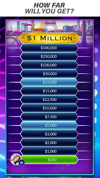 Official Millionaire Game — Безлимитные подсказки и жизни, скачать мод APK — скриншот 5 Official Millionaire Game — Безлимитные подсказки и жизни, скачать мод APK — скриншот 5