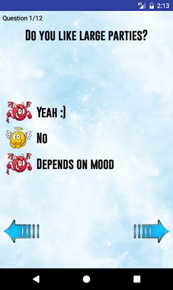 Скачать Test: Angel or Devil Mod APK — Узнай свою сущность без ограничений — скриншот 2 Скачать Test: Angel or Devil Mod APK — Узнай свою сущность без ограничений — скриншот 2