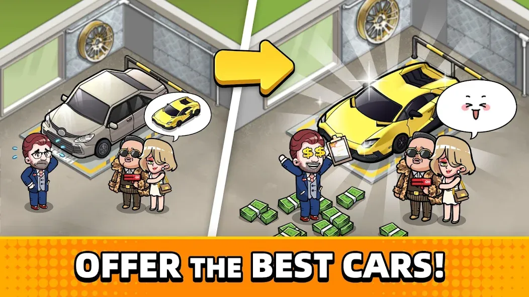 Used Car Tycoon Game взлом на Андроид — Безлимитные деньги и премиум-автомобили — скриншот 4 Used Car Tycoon Game взлом на Андроид — Безлимитные деньги и премиум-автомобили — скриншот 4