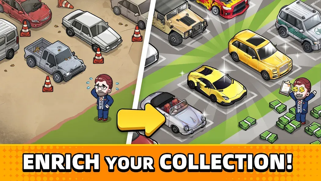 Used Car Tycoon Game взлом на Андроид — Безлимитные деньги и премиум-автомобили — скриншот 5 Used Car Tycoon Game взлом на Андроид — Безлимитные деньги и премиум-автомобили — скриншот 5