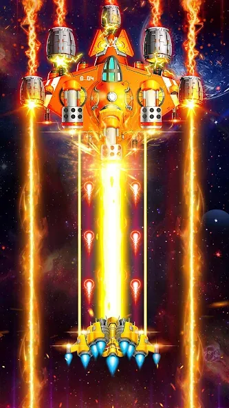 Скачать Space Shooter: Galaxy Attack бесплатно — Безлимитные деньги и мощное оружие — скриншот 1 Скачать Space Shooter: Galaxy Attack бесплатно — Безлимитные деньги и мощное оружие — скриншот 1