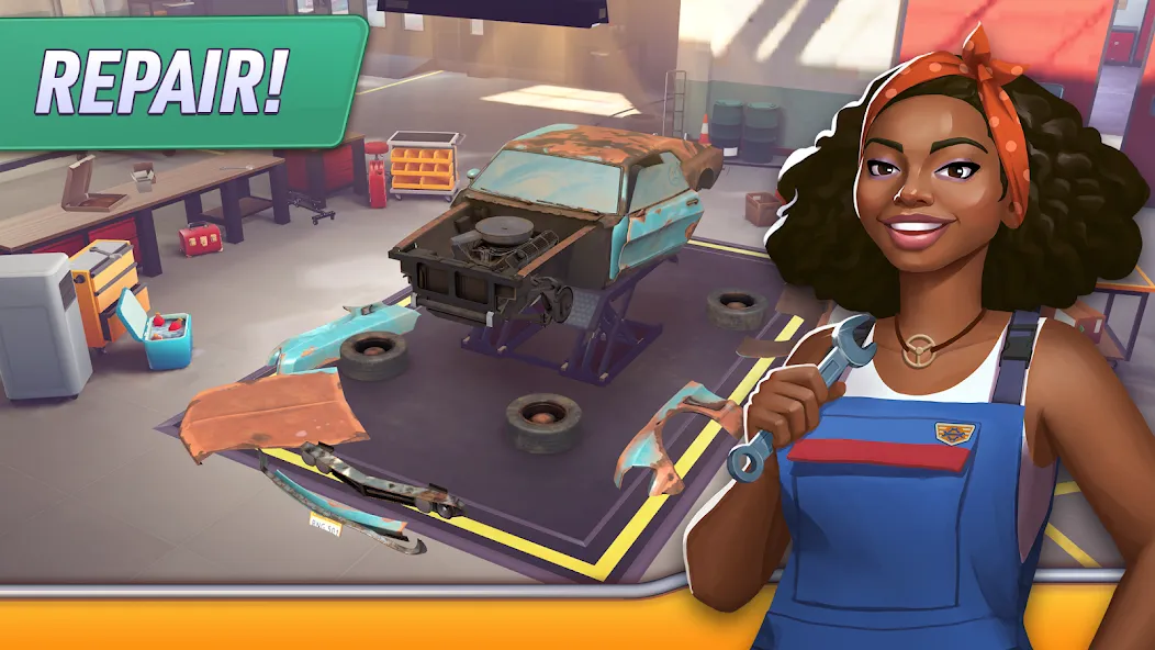 Chrome Valley Customs — Безлимитные деньги и всё открыто, скачать мод APK — скриншот 2