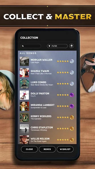 Country Star: Music Game взлом на Андроид — Безлимитные деньги и все песни — скриншот 3 Country Star: Music Game взлом на Андроид — Безлимитные деньги и все песни — скриншот 3