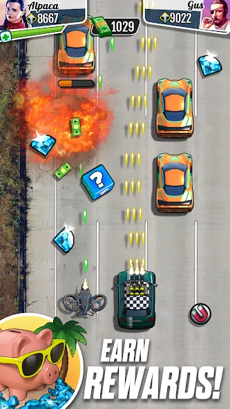 Fastlane: Road to Revenge взлом на Андроид — Безлимитные деньги и патроны — скриншот 2 Fastlane: Road to Revenge взлом на Андроид — Безлимитные деньги и патроны — скриншот 2