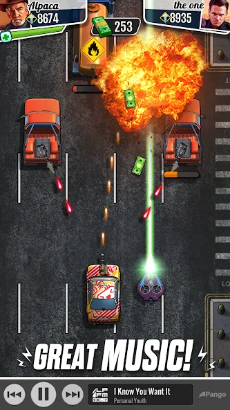 Fastlane: Road to Revenge взлом на Андроид — Безлимитные деньги и патроны — скриншот 5 Fastlane: Road to Revenge взлом на Андроид — Безлимитные деньги и патроны — скриншот 5