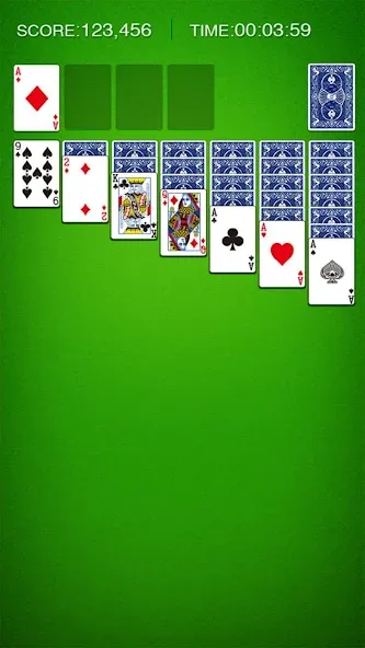 Classic Solitaire: Card Games бесплатно на Андроид — мод: Без рекламы и отмена ходов — скриншот 1