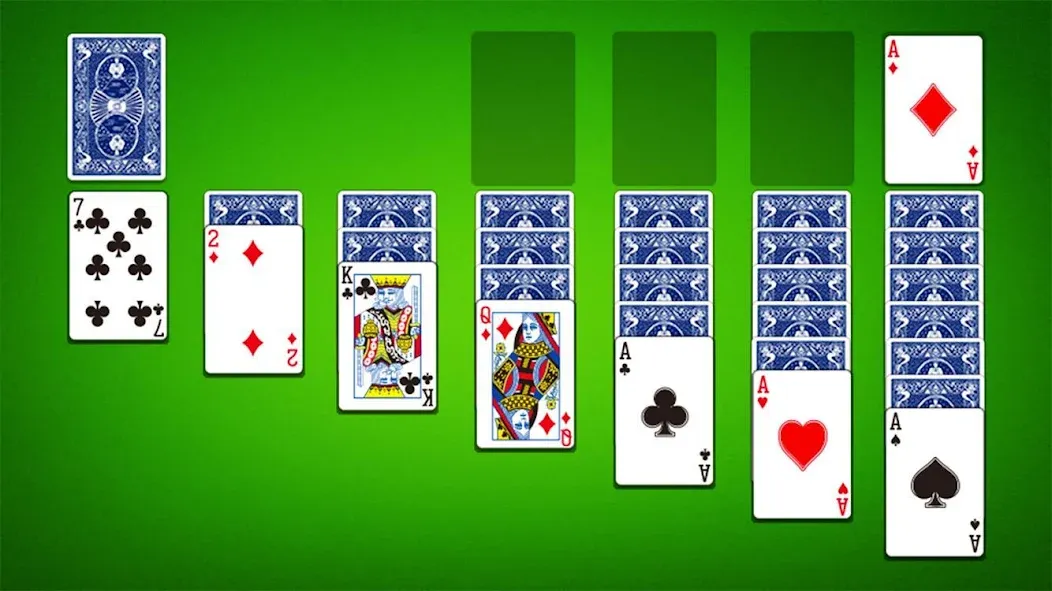 Classic Solitaire: Card Games бесплатно на Андроид — мод: Без рекламы и отмена ходов — скриншот 2