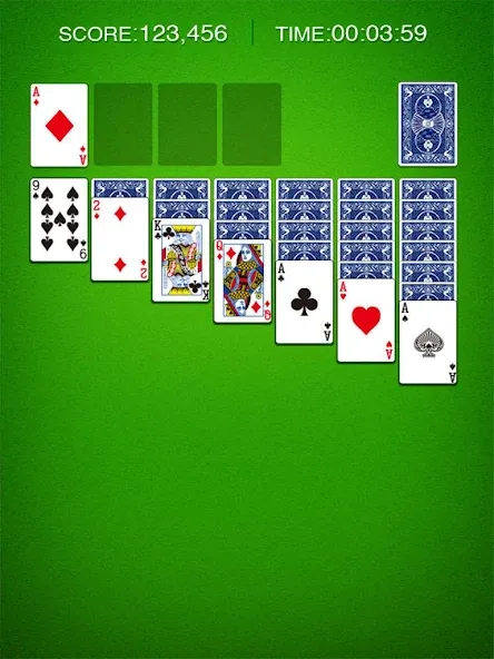 Classic Solitaire: Card Games бесплатно на Андроид — мод: Без рекламы и отмена ходов — скриншот 3