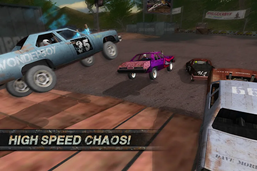 Мод Demolition Derby: Crash Racing — Безлимитные деньги и все машины открыты, скачать APK — скриншот 4
