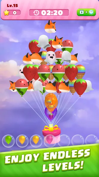 Bubble Burst:Match 3D — скачать мод: Безлимитные монеты и подсказки — скриншот 2 Bubble Burst:Match 3D — скачать мод: Безлимитные монеты и подсказки — скриншот 2