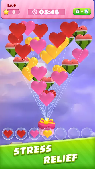 Bubble Burst:Match 3D — скачать мод: Безлимитные монеты и подсказки — скриншот 5 Bubble Burst:Match 3D — скачать мод: Безлимитные монеты и подсказки — скриншот 5