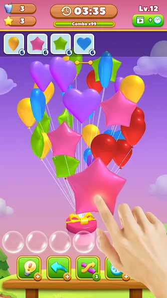 Match Triple Balloon взлом APK — Безлимитные монеты и все уровни открыты — скриншот 1 Match Triple Balloon взлом APK — Безлимитные монеты и все уровни открыты — скриншот 1