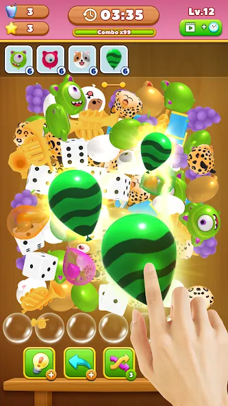 Match Triple Balloon взлом APK — Безлимитные монеты и все уровни открыты — скриншот 2 Match Triple Balloon взлом APK — Безлимитные монеты и все уровни открыты — скриншот 2