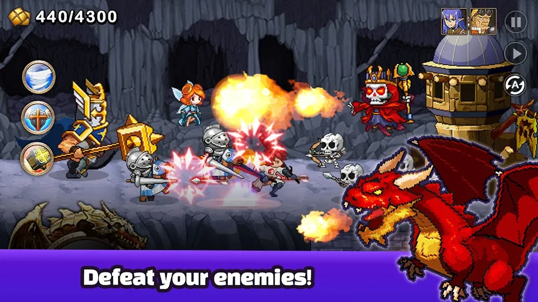 Kingdom Wars - Tower Defense — взломанная версия, Безлимитные ресурсы и улучшения — скриншот 3