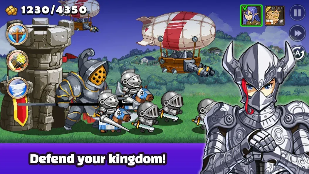 Kingdom Wars - Tower Defense — взломанная версия, Безлимитные ресурсы и улучшения — скриншот 4