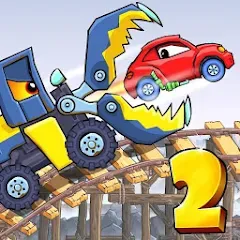Car Eats Car 2 - Racing Game MOD APK скачать на Андроид — Безлимитные деньги и все машины открыты