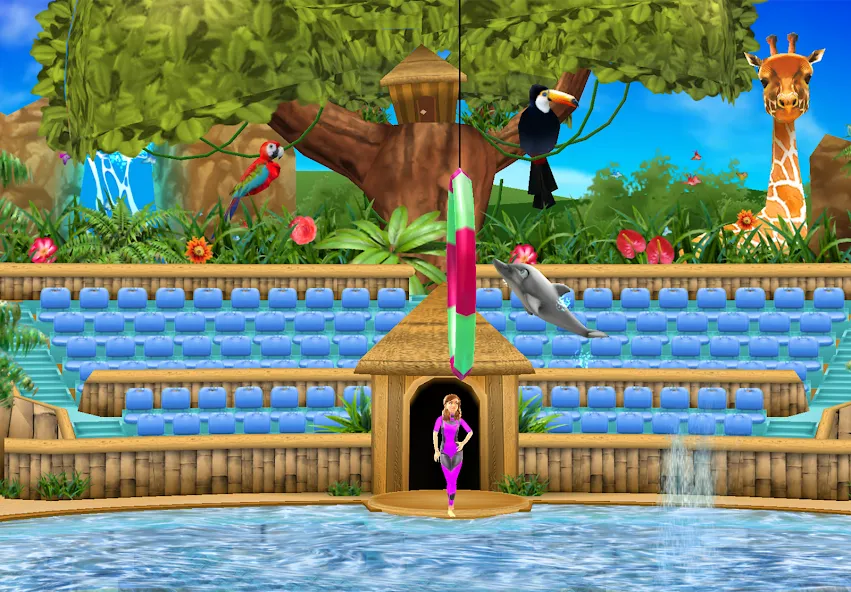 My Dolphin Show взлом APK — Безлимитные монеты и разблокированы уровни — скриншот 1 My Dolphin Show взлом APK — Безлимитные монеты и разблокированы уровни — скриншот 1