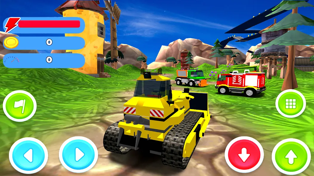Toy Truck Drive — последняя версия с модом (Безлимитные деньги и топливо) — скриншот 1 Toy Truck Drive — последняя версия с модом (Безлимитные деньги и топливо) — скриншот 1