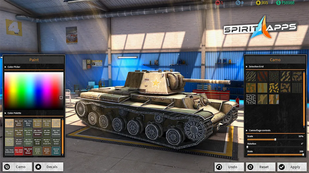 World Tanks War: Offline Games взлом на Андроид — Безлимитные деньги и мощная техника — скриншот 4 World Tanks War: Offline Games взлом на Андроид — Безлимитные деньги и мощная техника — скриншот 4