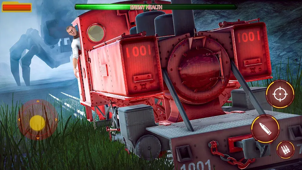 Horror Spider Train Survival — скачать мод: Безлимитные монеты и открытые уровни — скриншот 2