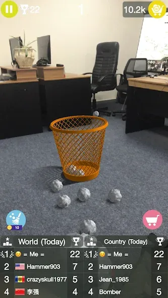 Скачать Paper Bin AR — Без рекламы и все уровни открыты — скриншот 1