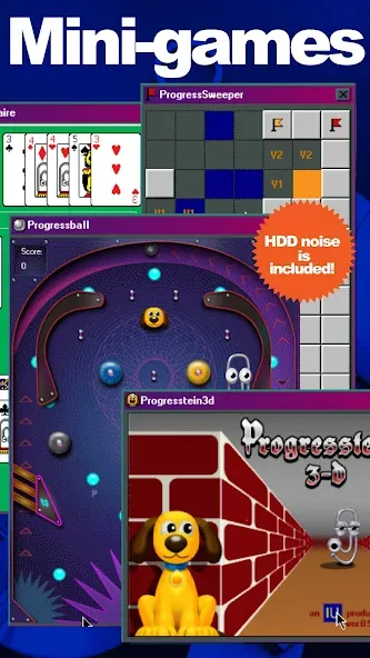Скачать Progressbar95 - nostalgic game мод — Без рекламы и бесконечные жизни — скриншот 3