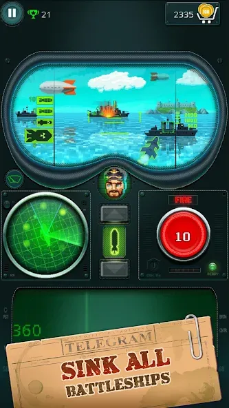 You Sunk - Submarine Attack взлом APK — Безлимитные ракеты и здоровье — скриншот 1