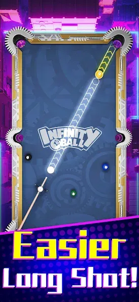 Infinity 8 Ball™ Pool King на телефон — скачать мод: Безлимитные монеты и разблокированные кии — скриншот 3 Infinity 8 Ball™ Pool King на телефон — скачать мод: Безлимитные монеты и разблокированные кии — скриншот 3
