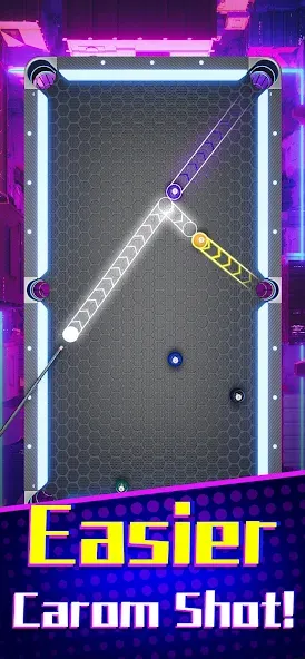 Infinity 8 Ball™ Pool King на телефон — скачать мод: Безлимитные монеты и разблокированные кии — скриншот 4 Infinity 8 Ball™ Pool King на телефон — скачать мод: Безлимитные монеты и разблокированные кии — скриншот 4