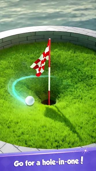 Golf Rival - Multiplayer Game взломанный APK — Безлимитные деньги и мячи — скриншот 1