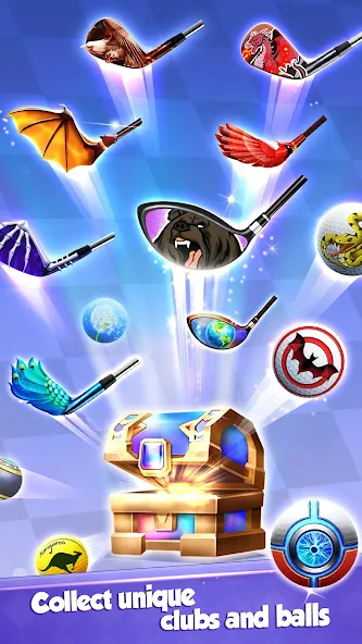 Golf Rival - Multiplayer Game взломанный APK — Безлимитные деньги и мячи — скриншот 5 Golf Rival - Multiplayer Game взломанный APK — Безлимитные деньги и мячи — скриншот 5