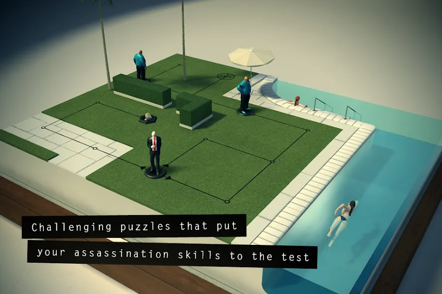 Hitman GO взломанный APK — Безлимитные подсказки и открытые уровни — скриншот 2 Hitman GO взломанный APK — Безлимитные подсказки и открытые уровни — скриншот 2