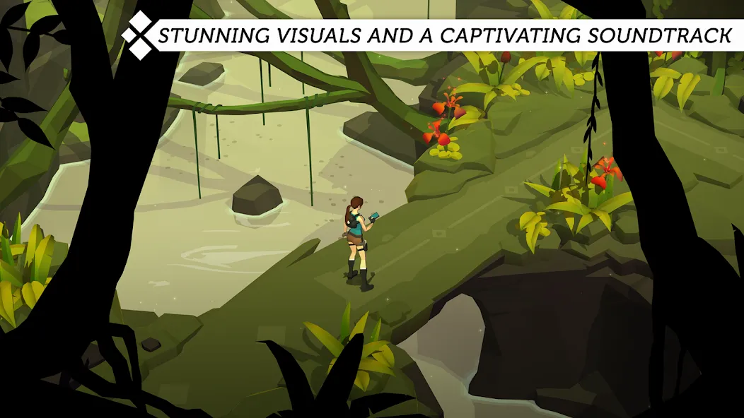 Lara Croft GO бесплатно на Андроид — мод: Безлимитные подсказки и все уровни — скриншот 3 Lara Croft GO бесплатно на Андроид — мод: Безлимитные подсказки и все уровни — скриншот 3