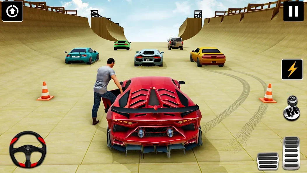 Скачать GT Car Stunt : Ramp Car Stunts последней версии — Безлимитные деньги и все машины — скриншот 5 Скачать GT Car Stunt : Ramp Car Stunts последней версии — Безлимитные деньги и все машины — скриншот 5