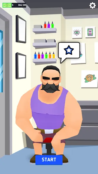Ink Inc. - Tattoo Drawing взломанный APK — Безлимитные деньги и все татуировки — скриншот 1 Ink Inc. - Tattoo Drawing взломанный APK — Безлимитные деньги и все татуировки — скриншот 1