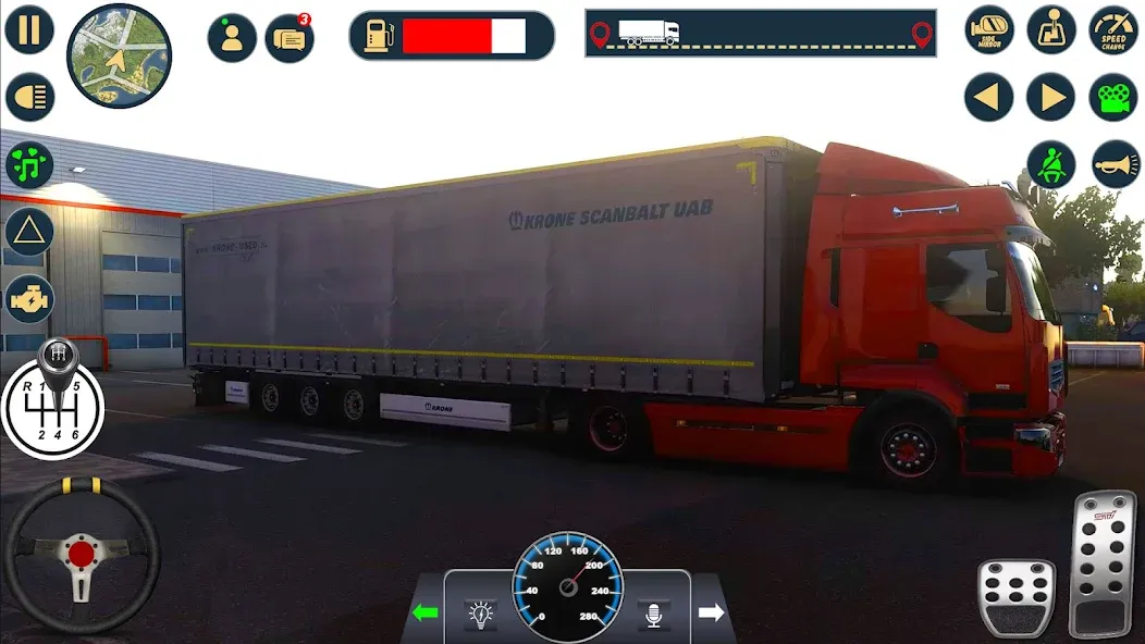 Скачать взлом Euro Cargo Truck Simulator 3D — Безлимитные деньги и все грузовики — скриншот 1 Скачать взлом Euro Cargo Truck Simulator 3D — Безлимитные деньги и все грузовики — скриншот 1