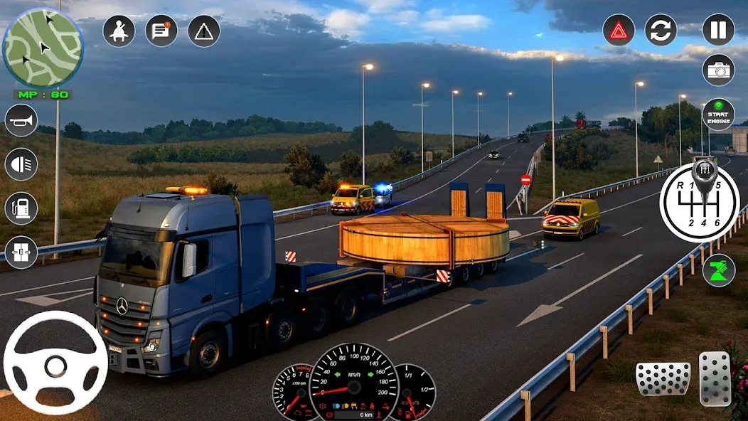 Скачать взлом Euro Cargo Truck Simulator 3D — Безлимитные деньги и все грузовики — скриншот 4 Скачать взлом Euro Cargo Truck Simulator 3D — Безлимитные деньги и все грузовики — скриншот 4