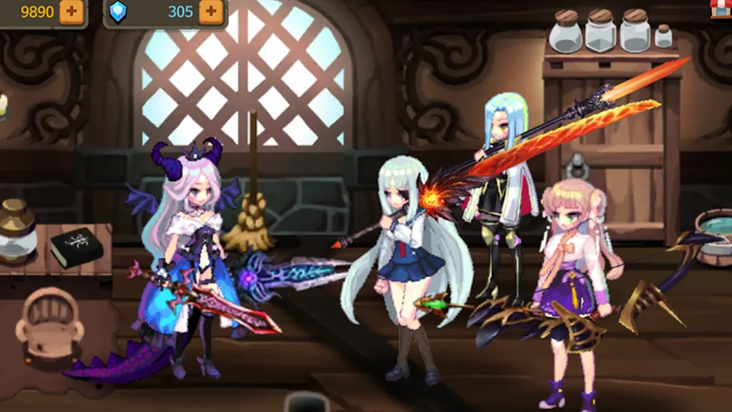 Скачать Dungeon Princess 2! : RPG Mod APK — Безлимитные деньги и усиленные герои — скриншот 2 Скачать Dungeon Princess 2! : RPG Mod APK — Безлимитные деньги и усиленные герои — скриншот 2