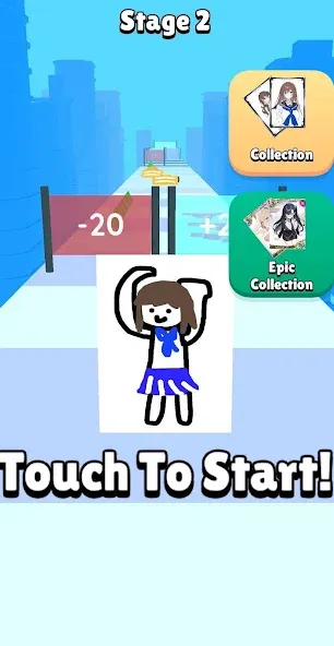 Card Run : Anime Evolution бесплатно на Андроид — мод: Безлимитные монеты и все карты — скриншот 1 Card Run : Anime Evolution бесплатно на Андроид — мод: Безлимитные монеты и все карты — скриншот 1
